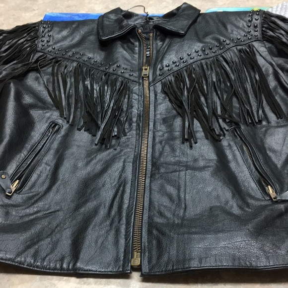 Leather motorcycle jacket - Picture 8 of 8